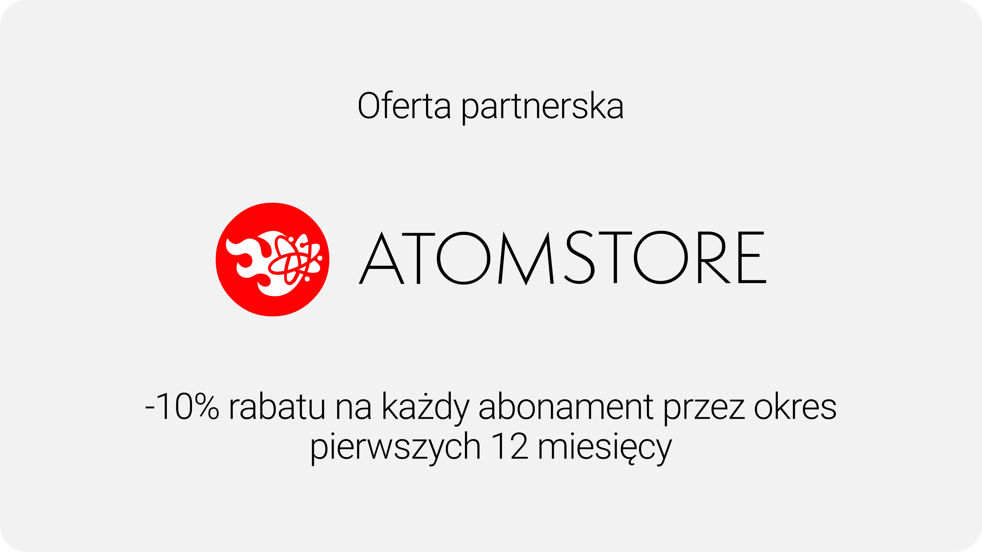 2024.01 Newsletter - Oferta Atom Store