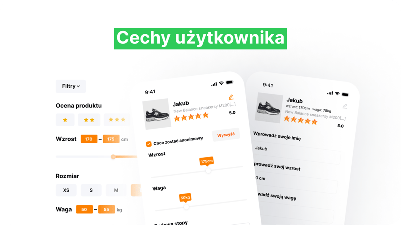 Cechy użytkownika w opiniach TrustMate